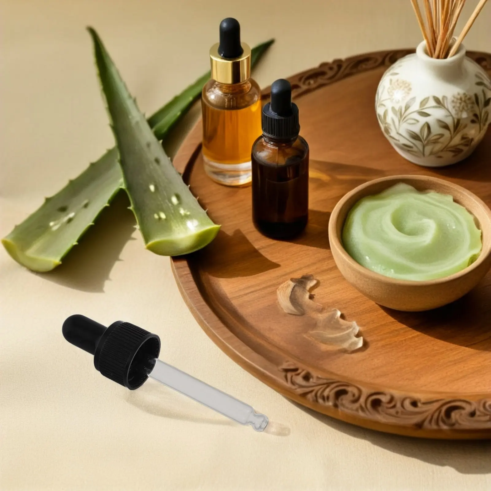 20Pcs Essential Oil Bottle Droppers Silicone Bulb Glass Pipette Screw Cap Leakproof Accurate Dose Aromatherapy Perfume Makeup
20Pcs Essential Oil Bottle Droppers Silicone Bulb Glass Pipette Screw Cap Leakproof Accurate Dose Aromatherapy Perfume Makeup