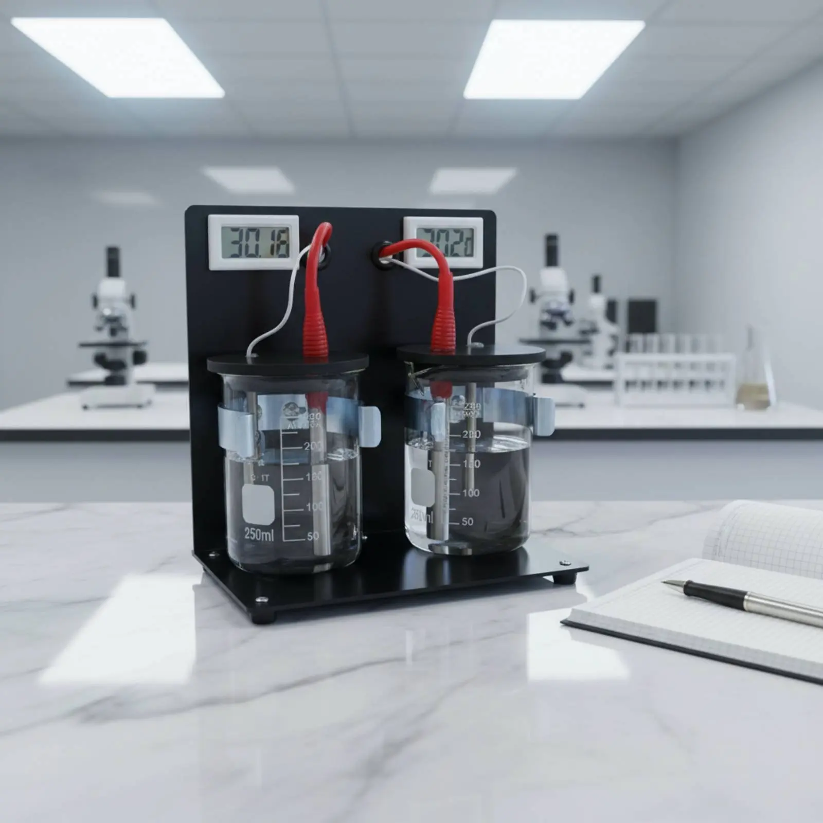 Specific Heat Capacity Demonstrator Full Kit Heat Absorption Experiment Apparatus Double Beaker Calorimeter
Specific Heat Capacity Demonstrator Full Kit Heat Absorption Experiment Apparatus Double Beaker Calorimeter