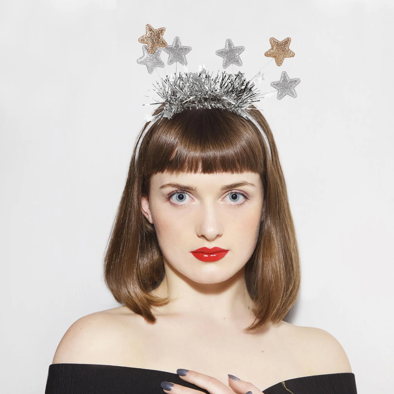 2Pcs Christmas Star Headbands Glitter Party Hairbands Festive Holiday Accessories New Year Eve Celebration Headpiece
2Pcs Christmas Star Headbands Glitter Party Hairbands Festive Holiday Accessories New Year Eve Celebration Headpiece