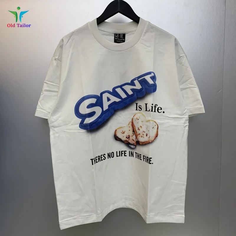 Summer Streetwear 100% Cotton O-neck Hip Hop Loose Fashion Print Mens Womens SAINT T-shirt TEE
Summer Streetwear 100% Cotton O-neck Hip Hop Loose Fashion Print Mens Womens SAINT T-shirt TEE