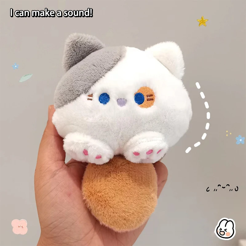 12CM Creative Fun BB Cartoon Squeaky Cat Keychain Plush Doll Toy School Bag Pendant Keyring Girl Accessory Gift
12CM Creative Fun BB Cartoon Squeaky Cat Keychain Plush Doll Toy School Bag Pendant Keyring Girl Accessory Gift