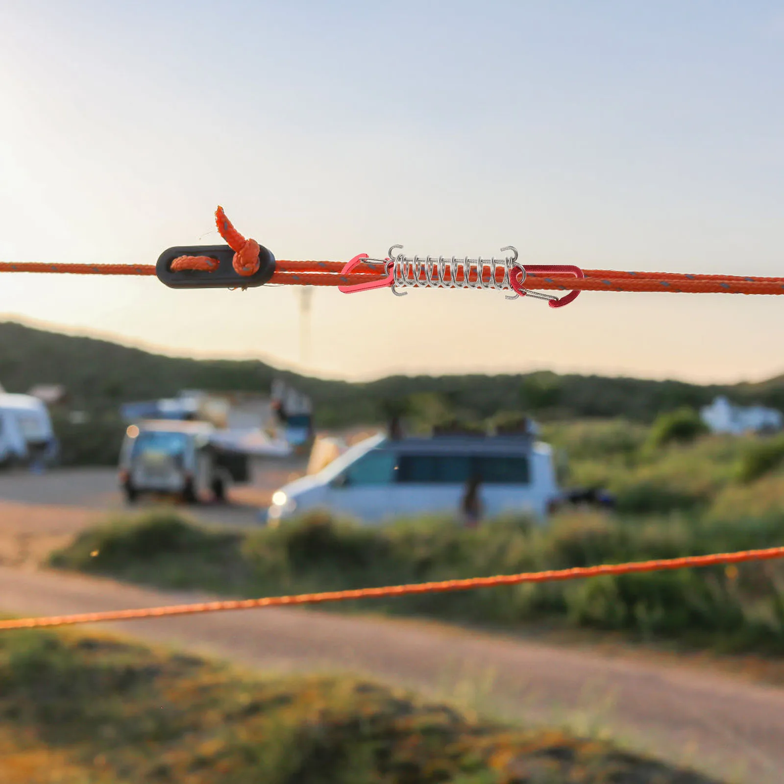 4pcs Spring Outdoor Tent Accessories Portable Camping Rope Tightener Spring Hiking Buckle Shock Absorbing
4pcs Spring Outdoor Tent Accessories Portable Camping Rope Tightener Spring Hiking Buckle Shock Absorbing