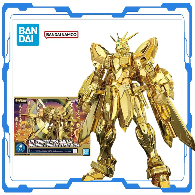 Original Bandai RG 1/144 Burning Gundam Hyper Mode Gunpla Assembly Model Movable Joints Mobile Suit Anime Collectible Kids Gifts
Original Bandai RG 1/144 Burning Gundam Hyper Mode Gunpla Assembly Model Movable Joints Mobile Suit Anime Collectible Kids Gifts