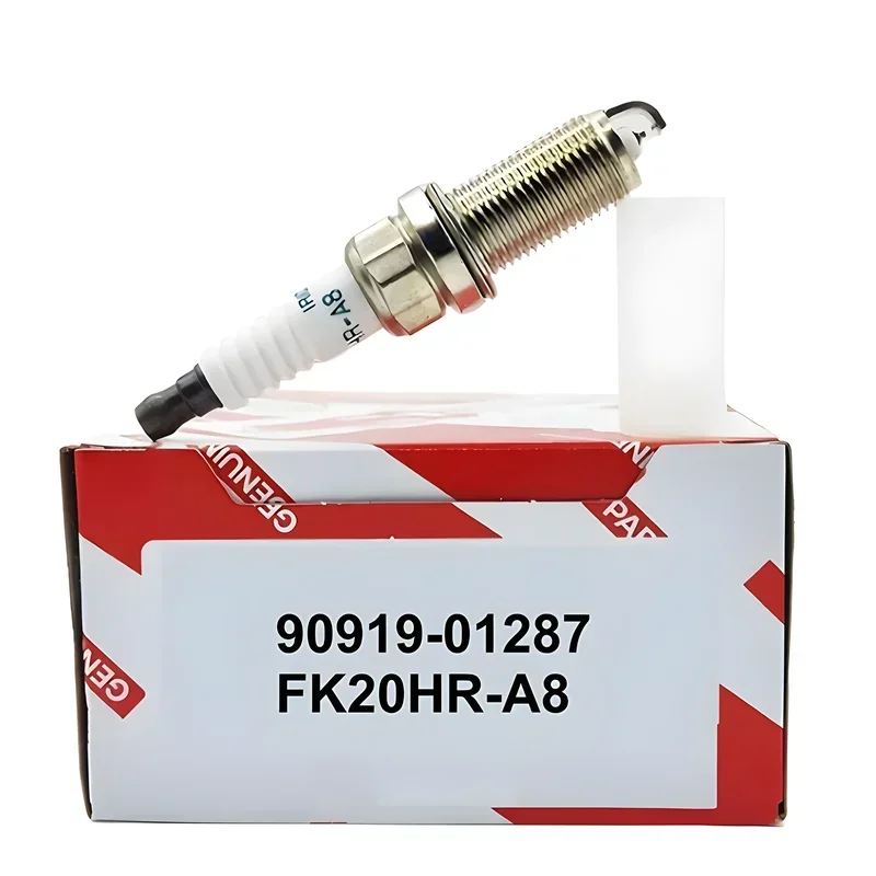 4pcs Iridium Spark Plugs, Model FK20HR - A8 (90919 - 01287, 90919 01287, 9091901287), FK20HRA8
4pcs Iridium Spark Plugs, Model FK20HR - A8 (90919 - 01287, 90919 01287, 9091901287), FK20HRA8