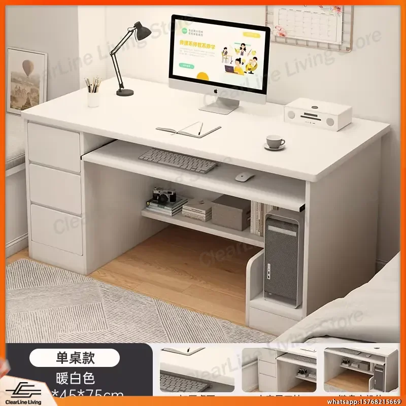 Modern Simple Computer Desk with Drawers for Student Home Bedroom Study Table Workbench Office Desk Laptop Desk Small Space
Modern Simple Computer Desk with Drawers for Student Home Bedroom Study Table Workbench Office Desk Laptop Desk Small Space