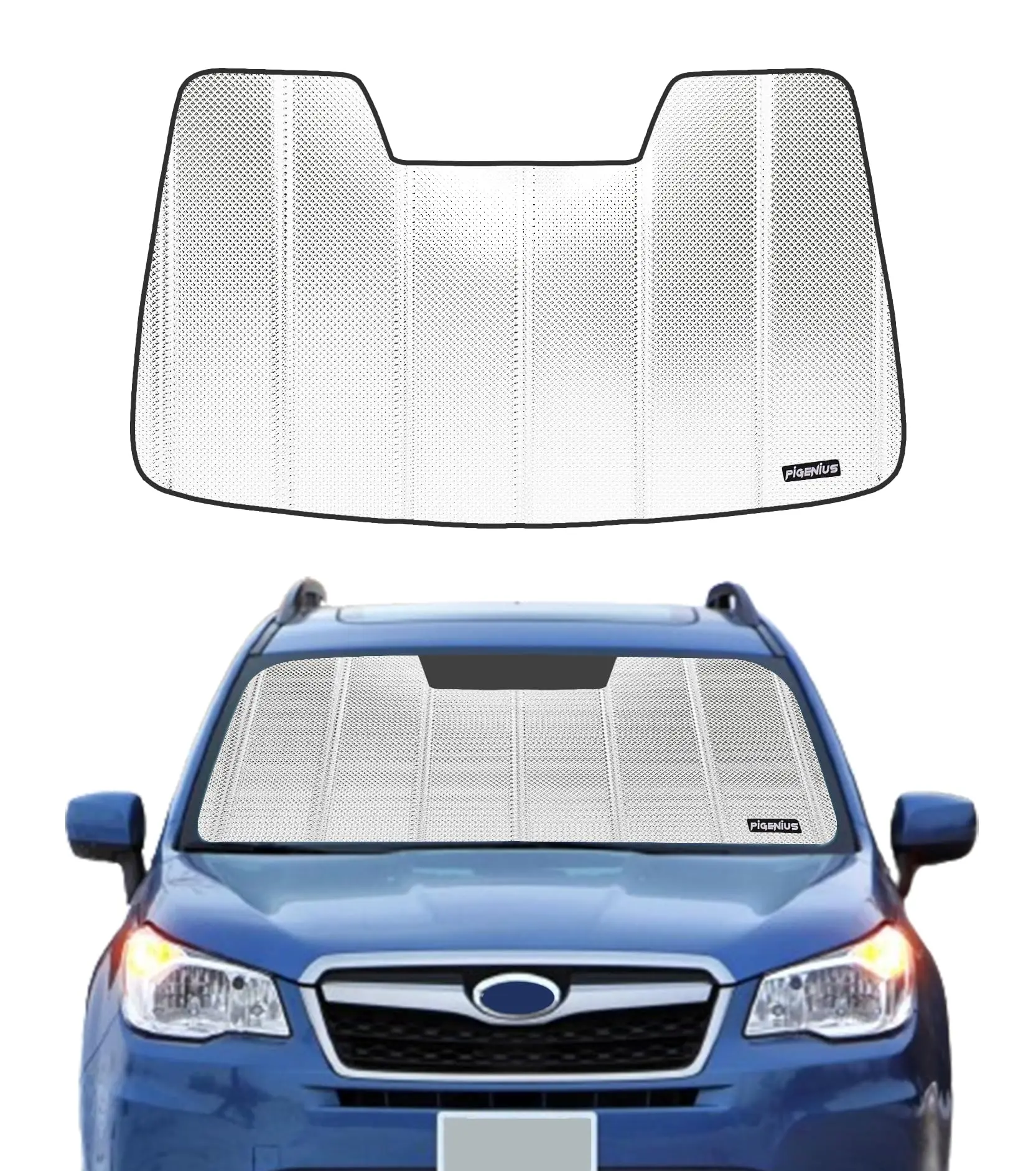 Reflective Aluminum Windshield Sunshade For Subaru Forester 2014-2018 With Eyesight System Compatibility
Reflective Aluminum Windshield Sunshade For Subaru Forester 2014-2018 With Eyesight System Compatibility