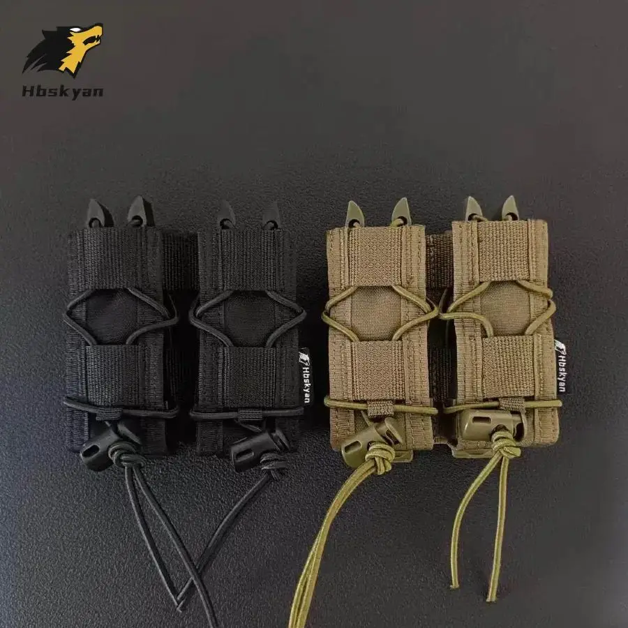 Tactical MOLLE Double Mag Pouch Universal Fit .45/9mm/.40 Caliber 500D Nylon Durable Mag Holder
Tactical MOLLE Double Mag Pouch Universal Fit .45/9mm/.40 Caliber 500D Nylon Durable Mag Holder