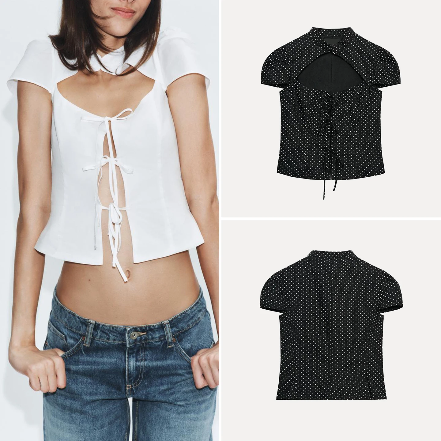 Elegant Fashion Women's Short Sleeve Shirt round Neck Knot Decorated Summer 2026 New Arrival ZADATA Slim Fit Shirt
Elegant Fashion Women's Short Sleeve Shirt round Neck Knot Decorated Summer 2026 New Arrival ZADATA Slim Fit Shirt