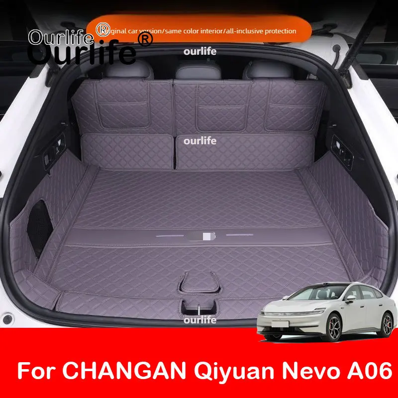 For CHANGAN Qiyuan Nevo A06 2026 2027 Car Rear Trunk Liner Cargo Protection Leather Trunk Mat Interior Modification Accessories
For CHANGAN Qiyuan Nevo A06 2026 2027 Car Rear Trunk Liner Cargo Protection Leather Trunk Mat Interior Modification Accessories