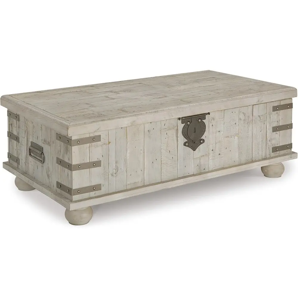 Carynhurst Lit Top Rustic armhouse Cocktail Table, Antique O White
Carynhurst Lit Top Rustic armhouse Cocktail Table, Antique O White