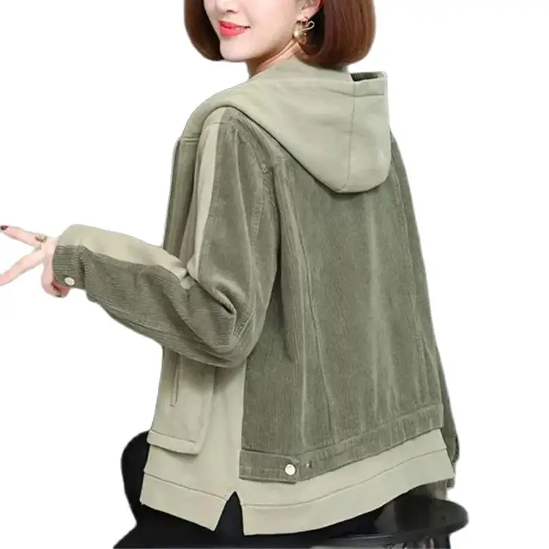 Spring Autumn Hoodie Coat Women 2024 New Fashion Loose Jacket Casual Cardigan Tops Join Together Zipper Green Outerwear Female
Spring Autumn Hoodie Coat Women 2024 New Fashion Loose Jacket Casual Cardigan Tops Join Together Zipper Green Outerwear Female