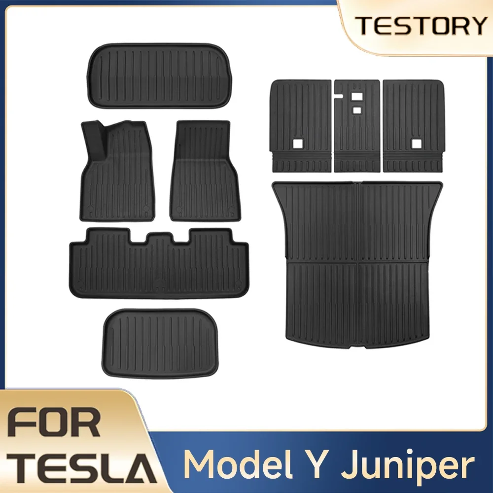 For Tesla Model Y Juniper Accseeories TPE Floor Mats with Carpets Waterproof Cargo Liner for Tesla Model Y Juniper 2025 2026
For Tesla Model Y Juniper Accseeories TPE Floor Mats with Carpets Waterproof Cargo Liner for Tesla Model Y Juniper 2025 2026