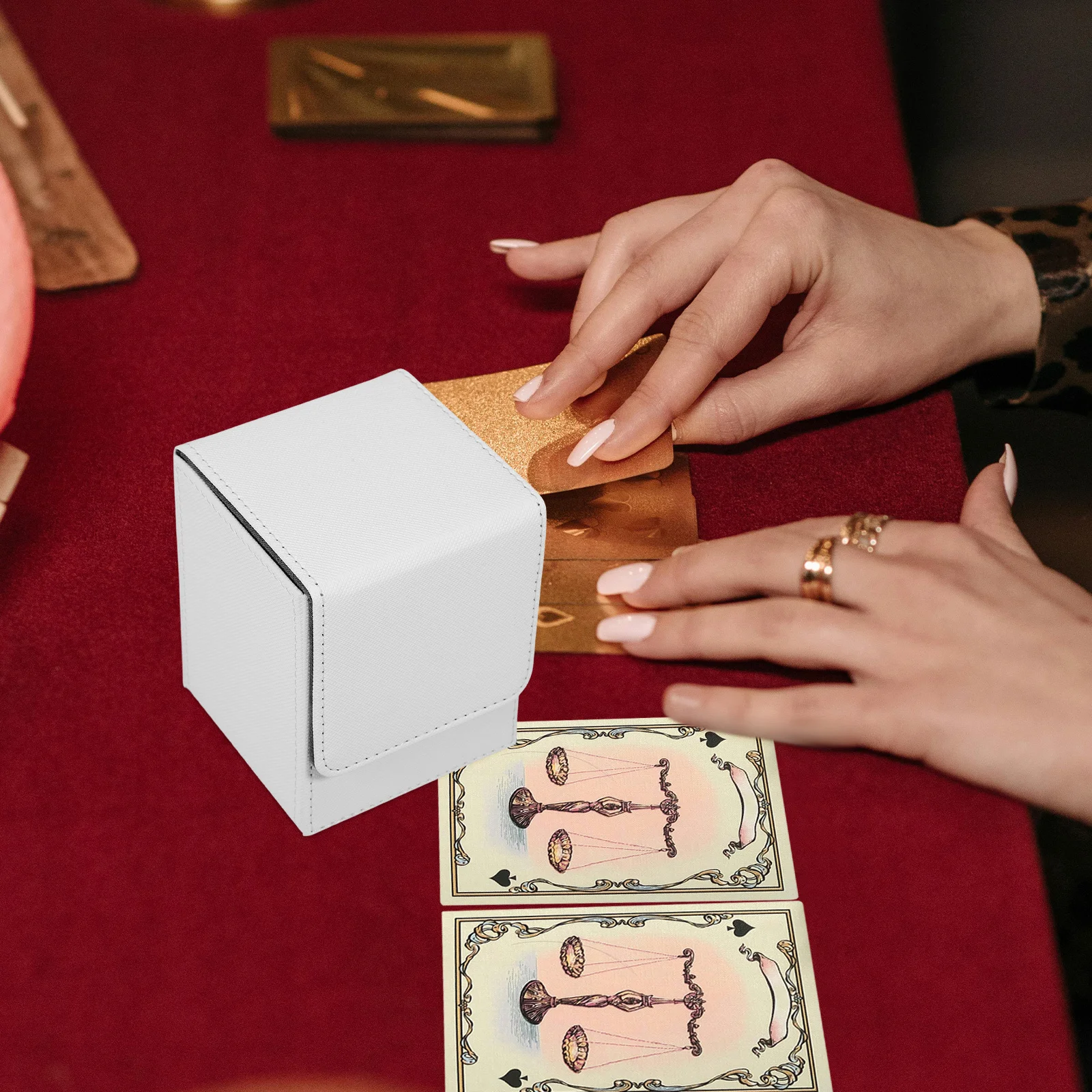 Premium PU Case for Decks Cards Wide Application Card Storage Box Portable Design Ideal Gift for Card Players and Collectors
Premium PU Case for Decks Cards Wide Application Card Storage Box Portable Design Ideal Gift for Card Players and Collectors