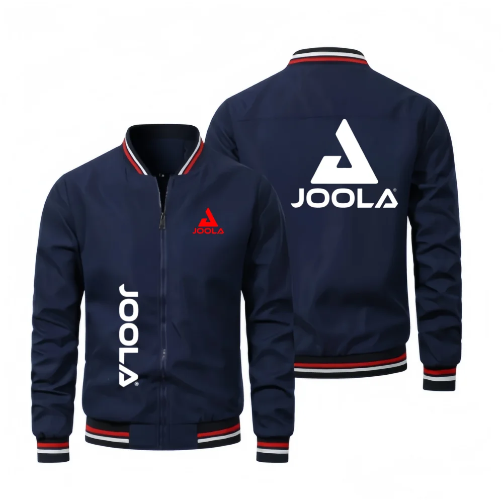JOOLA Logo Print Men's Bomber Jacket, Windproof Zip Up Varsity Jacket, Casual Sportswear for Outdoor, Travel, Daily Life
JOOLA Logo Print Men's Bomber Jacket, Windproof Zip Up Varsity Jacket, Casual Sportswear for Outdoor, Travel, Daily Life