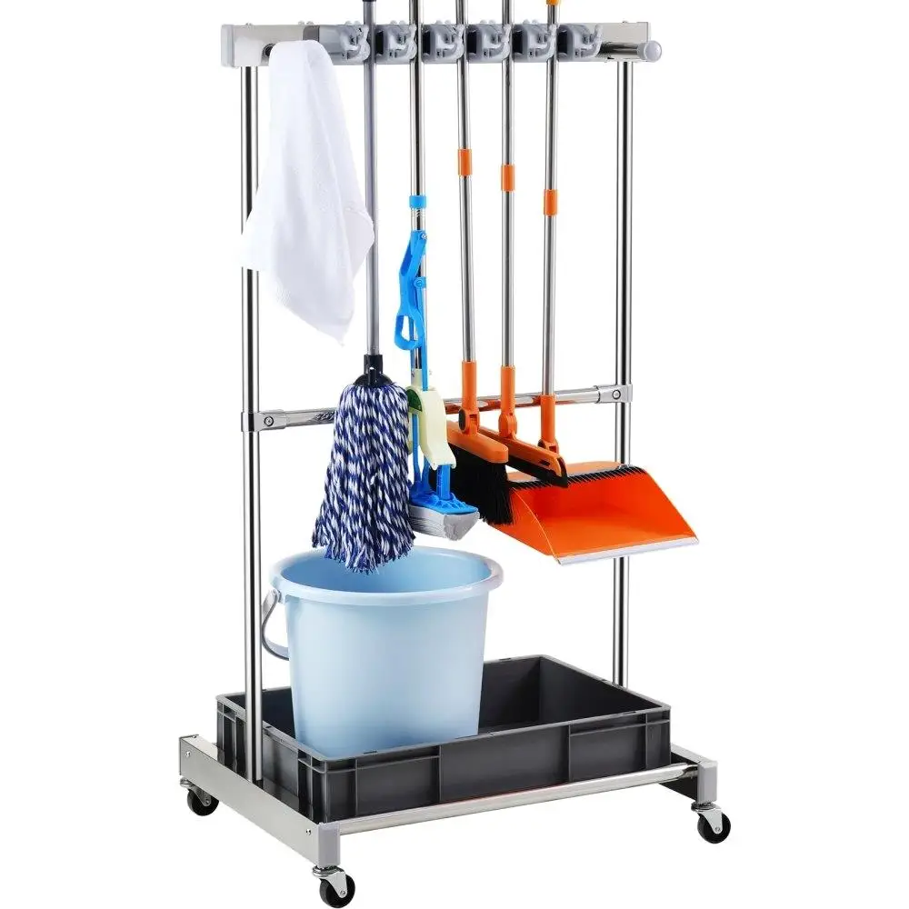 Garden Tool Organizer, 10 Slots with Hooks, Yard Tool Tower Rack with Wheels for garage Organization and Storage, Hold
Garden Tool Organizer, 10 Slots with Hooks, Yard Tool Tower Rack with Wheels for garage Organization and Storage, Hold