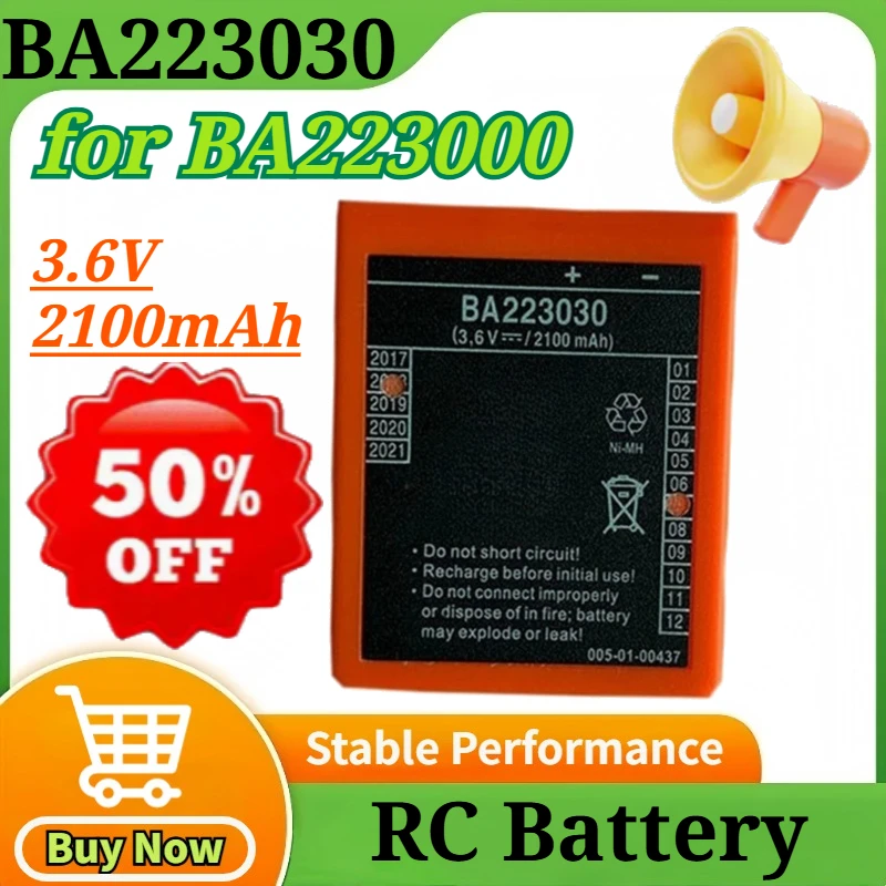 3.6V 2100mAh BA223030 Battery for Tunnel Boring Machine Remote Control BA223000 Engineering Equipment Power Part
3.6V 2100mAh BA223030 Battery for Tunnel Boring Machine Remote Control BA223000 Engineering Equipment Power Part