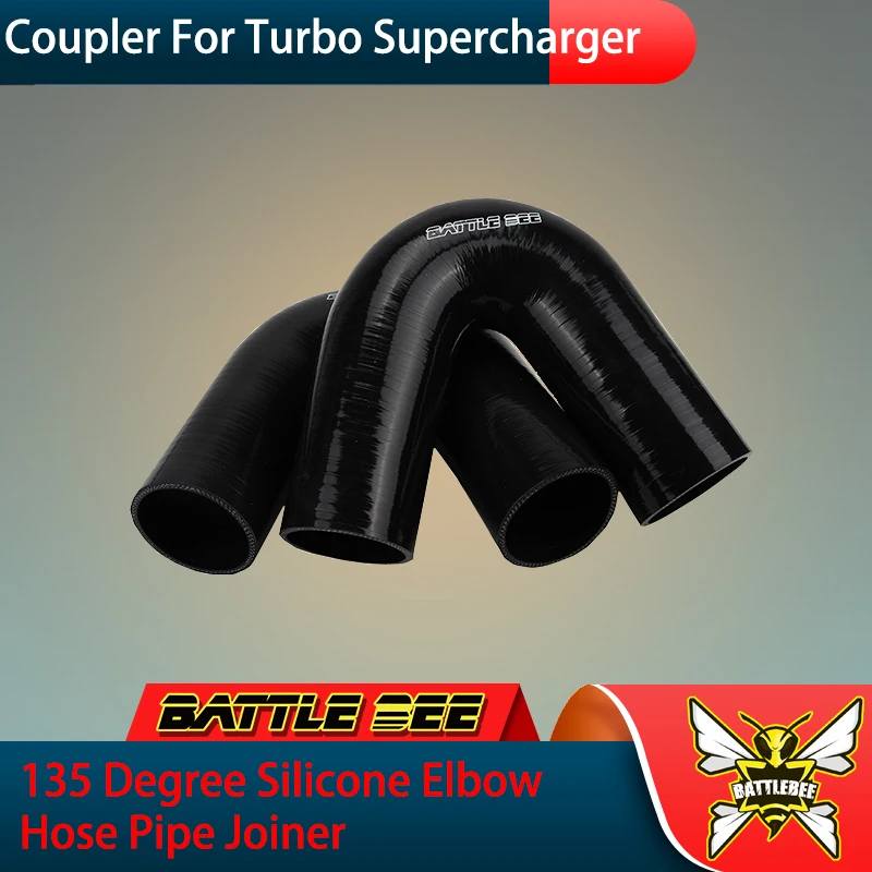 Battle Bee 3-PLY Silicone 135 Degree Elbow Bend Hose For Coupler For Intercooler Turbo Supercharger
Battle Bee 3-PLY Silicone 135 Degree Elbow Bend Hose For Coupler For Intercooler Turbo Supercharger