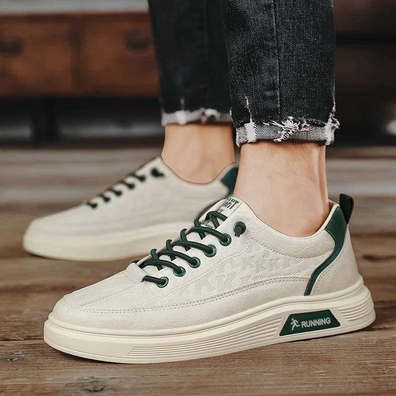 Men's Thick Bottom Platform Sneakers Men New Style Durable Casual Board Shoes Men's Sport Shoes Leather Flat Bottom Casual
Men's Thick Bottom Platform Sneakers Men New Style Durable Casual Board Shoes Men's Sport Shoes Leather Flat Bottom Casual