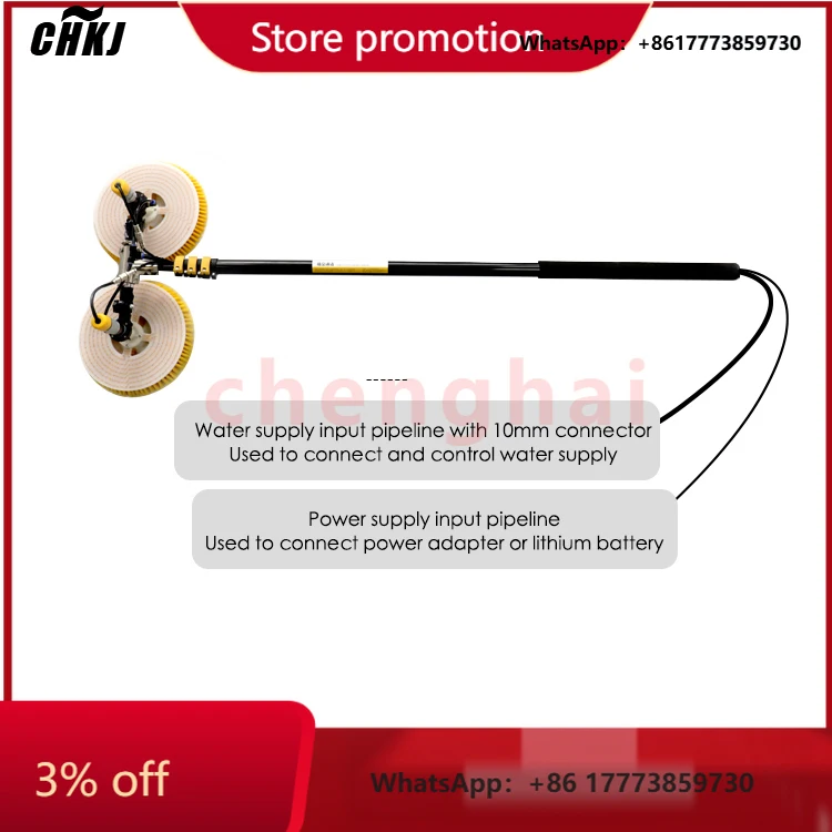 CHKJ-2025NEW2 Rotating Brushes Washing Robot for Rooftop Solar Farm Power Plant Solar Panel Clean Machine
CHKJ-2025NEW2 Rotating Brushes Washing Robot for Rooftop Solar Farm Power Plant Solar Panel Clean Machine