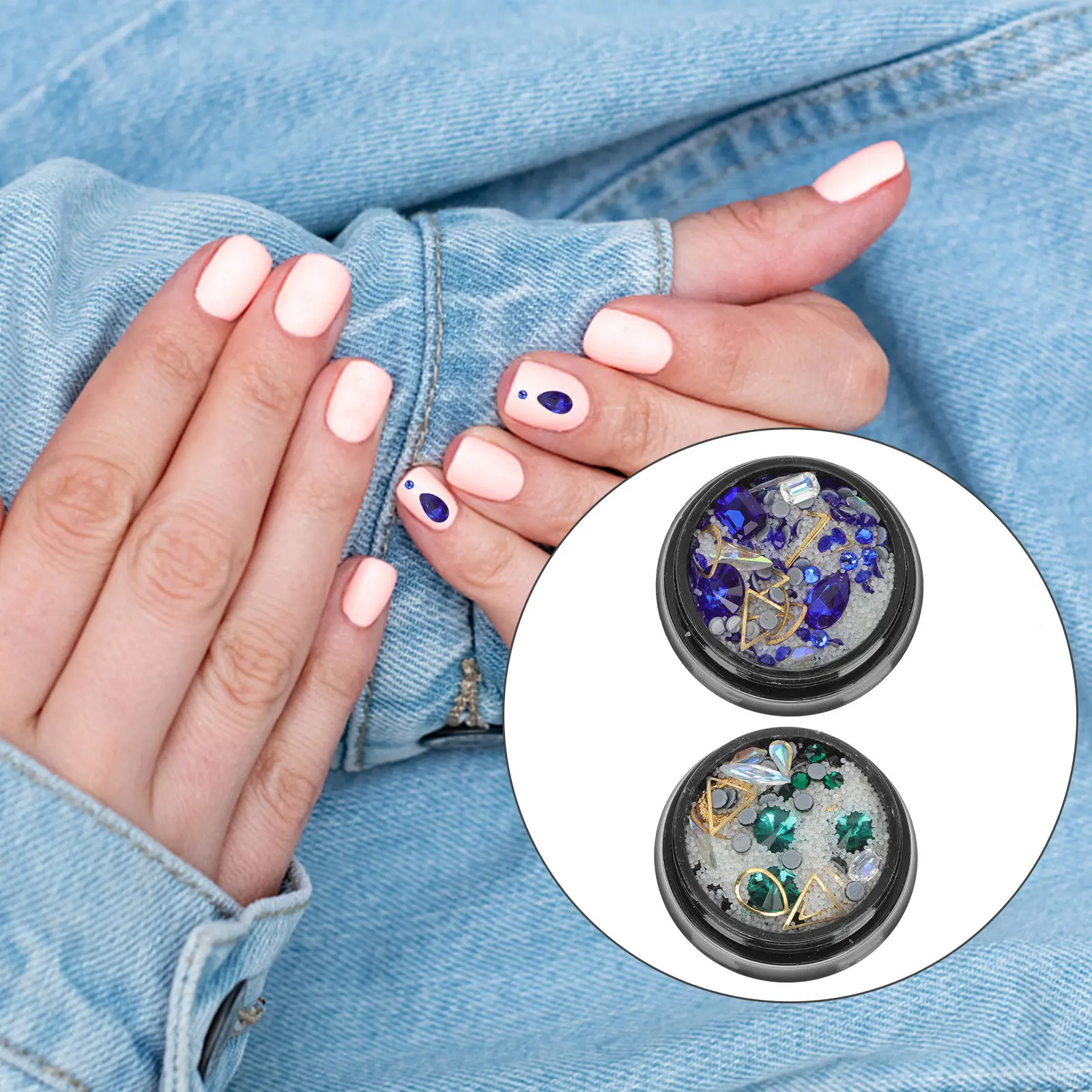 2 Boxes Nail Art Diamond Decor Colorful Dazzling Design Unique Smooth Surface Manicure DIY Accessory for Women
2 Boxes Nail Art Diamond Decor Colorful Dazzling Design Unique Smooth Surface Manicure DIY Accessory for Women