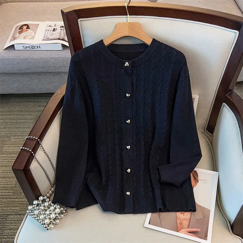 170Kg Plus Size Women's Bust 160 Autumn Winter Loose Long Sleeved Cardigan Sweater Knitted Black White 4XL 5XL 6XL 7XL 8XL 9XL
170Kg Plus Size Women's Bust 160 Autumn Winter Loose Long Sleeved Cardigan Sweater Knitted Black White 4XL 5XL 6XL 7XL 8XL 9XL