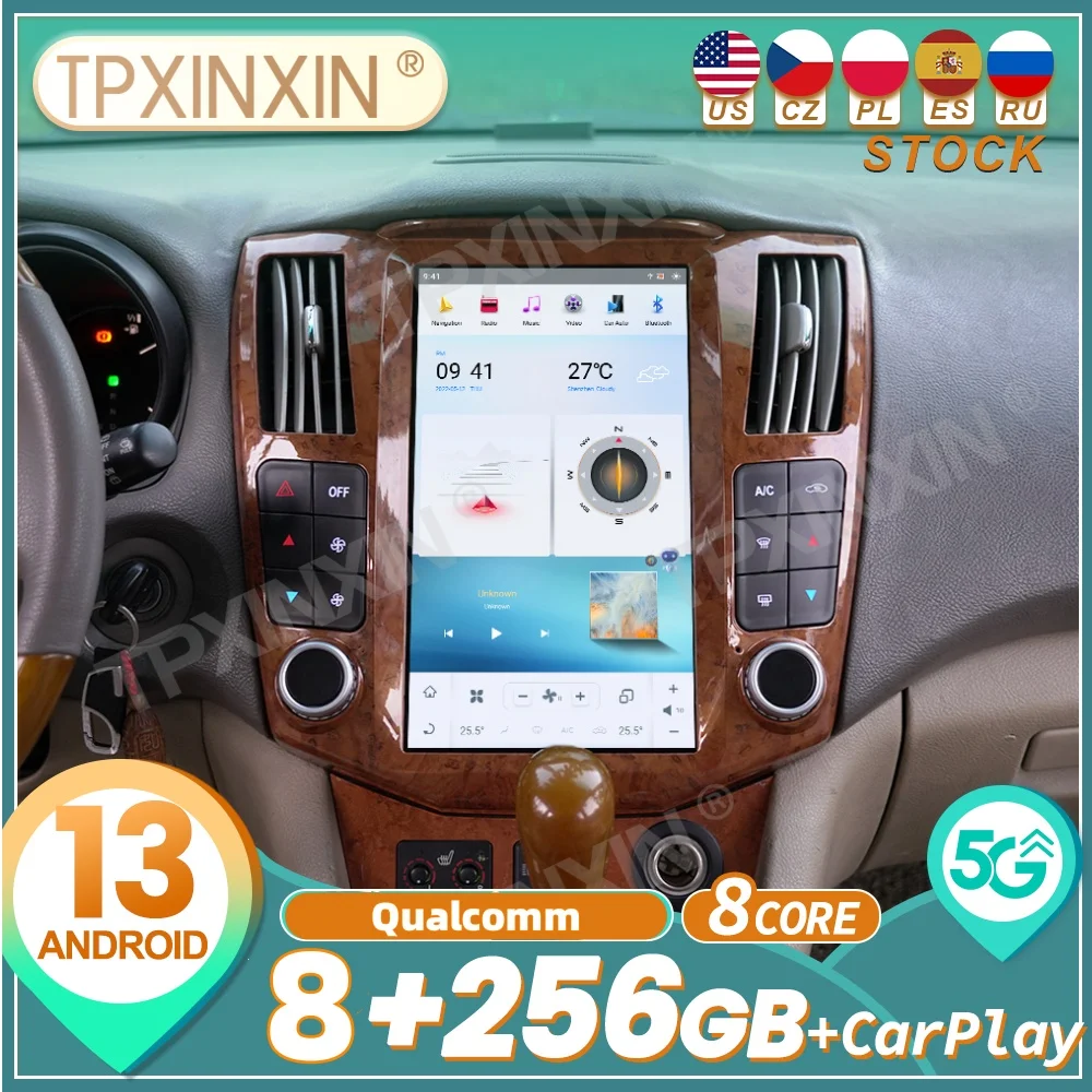 Qualcomm For Lexus RX 2004~2007 Android Auto Carplay Car Radio Stereo Automotive Multimedia Player GPS Navigation DSP Head Unit
Qualcomm For Lexus RX 2004~2007 Android Auto Carplay Car Radio Stereo Automotive Multimedia Player GPS Navigation DSP Head Unit