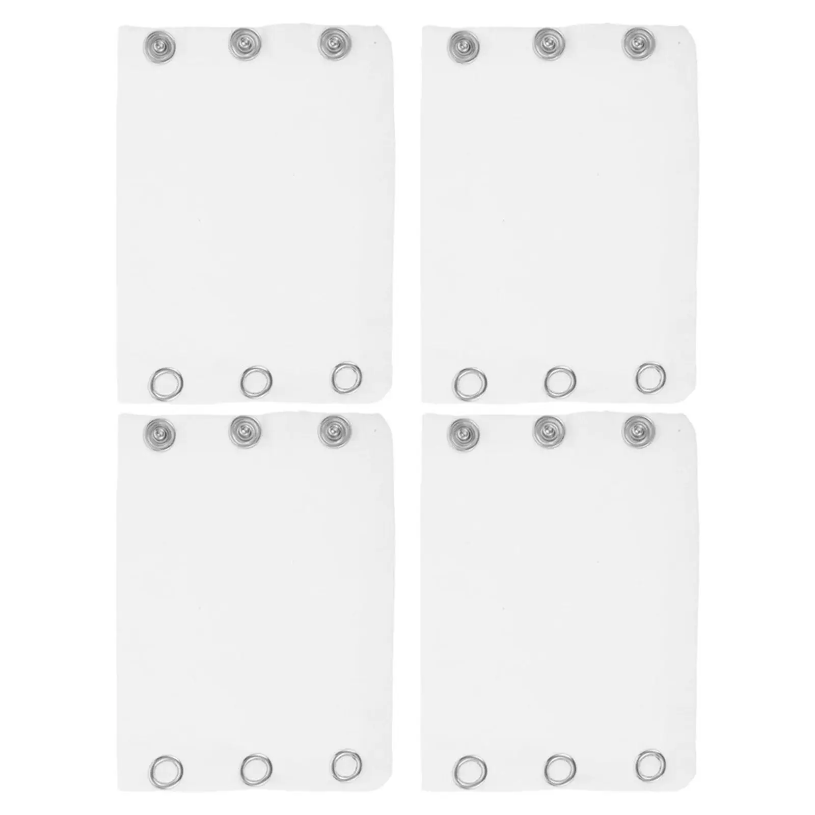 4Pcs White Bodysuit Extender Dual-Layer Soft Fabric Snap Crotch Extender for Baby Jumpsuit Onesie Extension Comfortable
4Pcs White Bodysuit Extender Dual-Layer Soft Fabric Snap Crotch Extender for Baby Jumpsuit Onesie Extension Comfortable