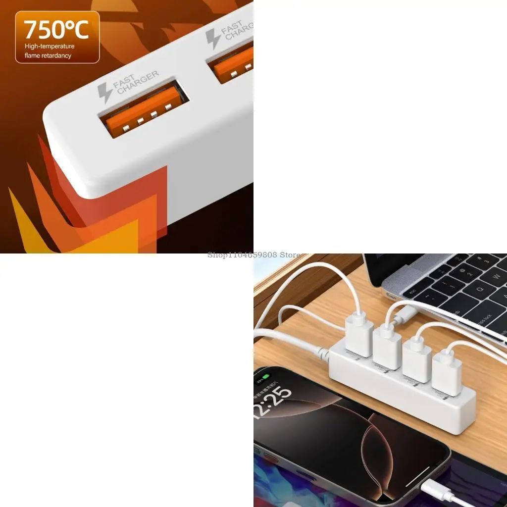 4 in 1 USB2.0 Splitter Cable USB Power Splitter Cable USB2.0 Male to 4 USB Female Splitter Cable Charging Data Transfer
4 in 1 USB2.0 Splitter Cable USB Power Splitter Cable USB2.0 Male to 4 USB Female Splitter Cable Charging Data Transfer