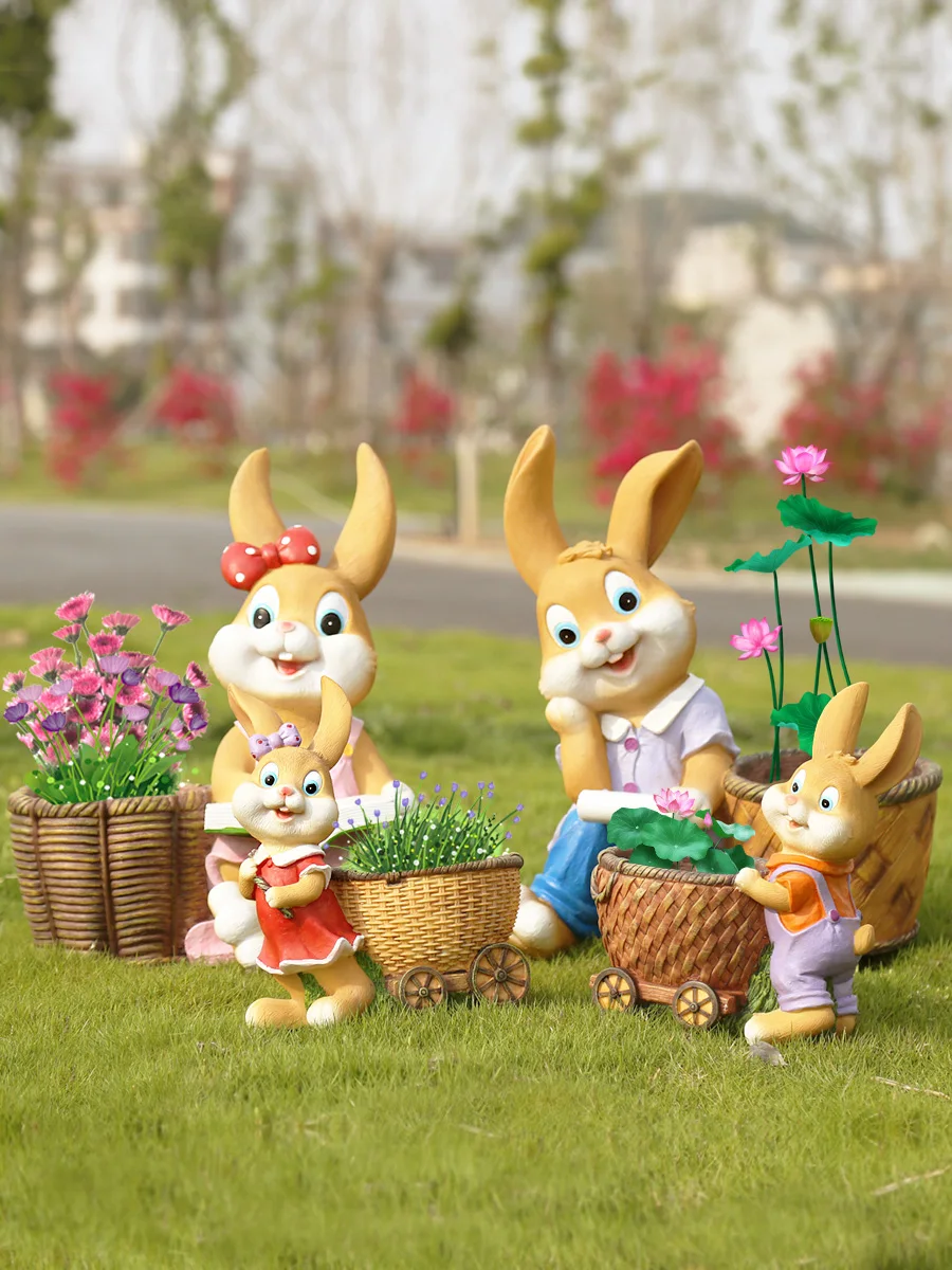 Garden, courtyard, creative resin, large cartoon sculpture, succulent decoration, flower pots, garden gardening, rabbit
Garden, courtyard, creative resin, large cartoon sculpture, succulent decoration, flower pots, garden gardening, rabbit
