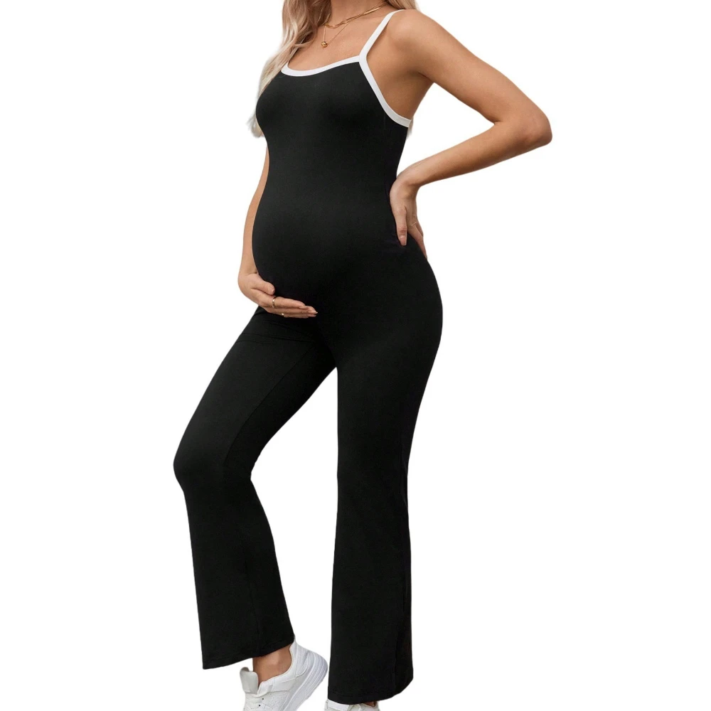 Summer Pregnancy Jumpsuit Women's Simple Pacthwork Halter One-piece Suit for Daily Maternity Tight Jumpsuit Comfortable
Summer Pregnancy Jumpsuit Women's Simple Pacthwork Halter One-piece Suit for Daily Maternity Tight Jumpsuit Comfortable