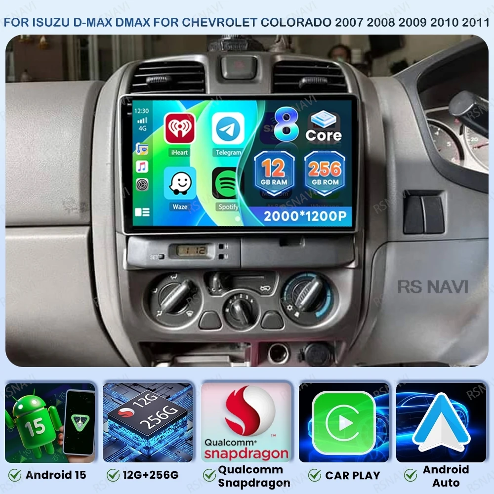 Android 15 Car Radio For Isuzu D-Max DMAX For Chevrolet Colorado 2007 2008 2009 2010 2011 DVD Stereo DSP Navigation Head Unit BT
Android 15 Car Radio For Isuzu D-Max DMAX For Chevrolet Colorado 2007 2008 2009 2010 2011 DVD Stereo DSP Navigation Head Unit BT