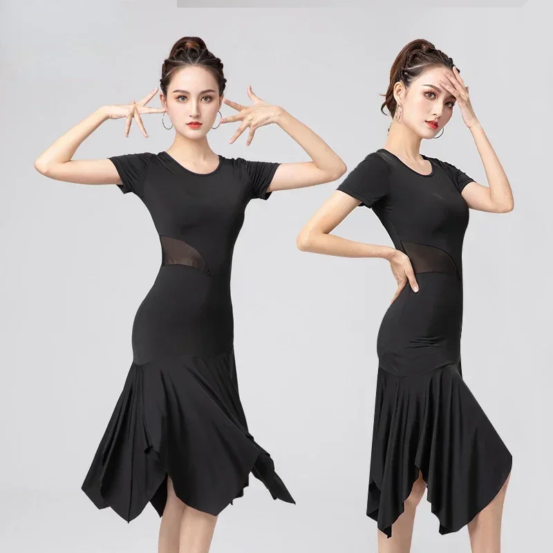 Latin Dance Dress Ballroom Tango Cha Cha Rumba Costumes Competition Practice Dance Dress Black Modern Training Latin Dance Dress
Latin Dance Dress Ballroom Tango Cha Cha Rumba Costumes Competition Practice Dance Dress Black Modern Training Latin Dance Dress