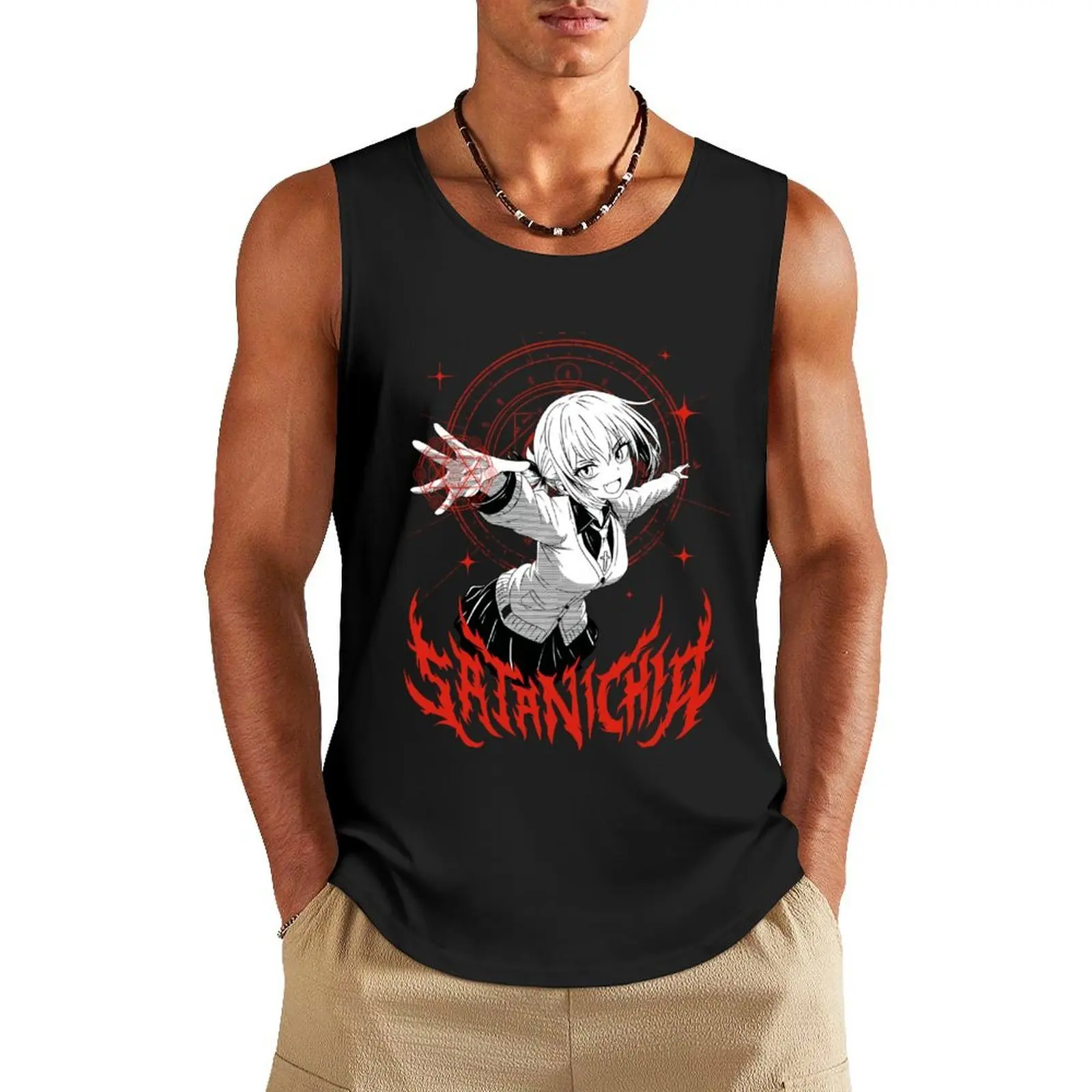 Satanichia Tank Top Sports clothing fitness clothing for men Men's summer clothes 2025
Satanichia Tank Top Sports clothing fitness clothing for men Men's summer clothes 2025
