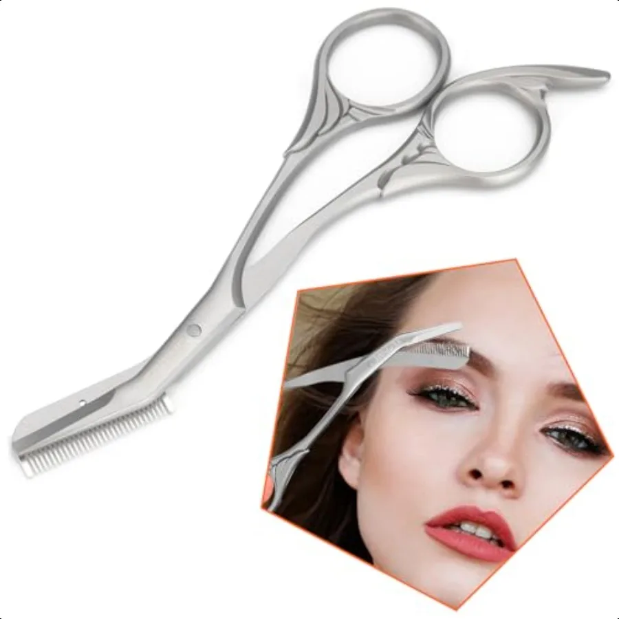 Eyebrow Trimming Scissors with Comb Gifts For Men Women Stocking Stuffers
Eyebrow Trimming Scissors with Comb Gifts For Men Women Stocking Stuffers