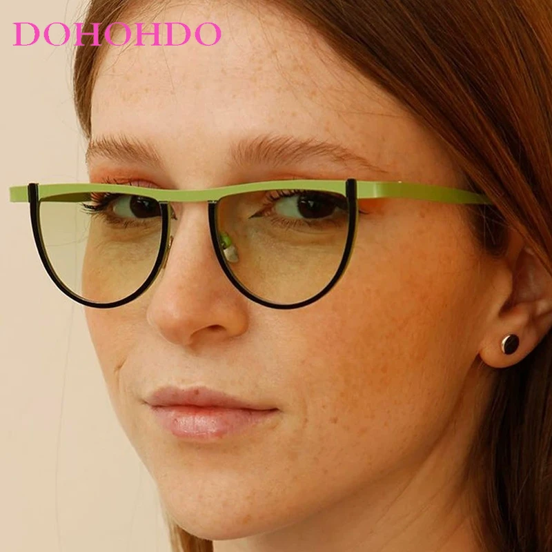 DOHOHDO новые полукруглые солнцезащитные очки для мужчин и женщин, ретро-дизайн, очки в стиле стимпанк, уличные солнцезащитные очки UV400 для унисекс, Oculos De Sol 
DOHOHDO новые полукруглые солнцезащитные очки для мужчин и женщин, ретро-дизайн, очки в стиле стимпанк, уличные солнцезащитные очки UV400 для унисекс, Oculos De Sol