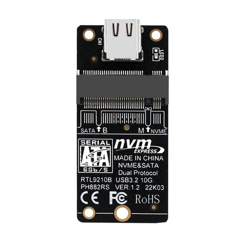 Переходник M.2 на USB 3,1 Тип C PCIE NVME SSD M.2 SATA SSD на USB C подставка 10 Гбит/с дуальный протокол поддержка M2 SSD 2230/42/60/80
Переходник M.2 на USB 3,1 Тип C PCIE NVME SSD M.2 SATA SSD на USB C подставка 10 Гбит/с дуальный протокол поддержка M2 SSD 2230/42/60/80