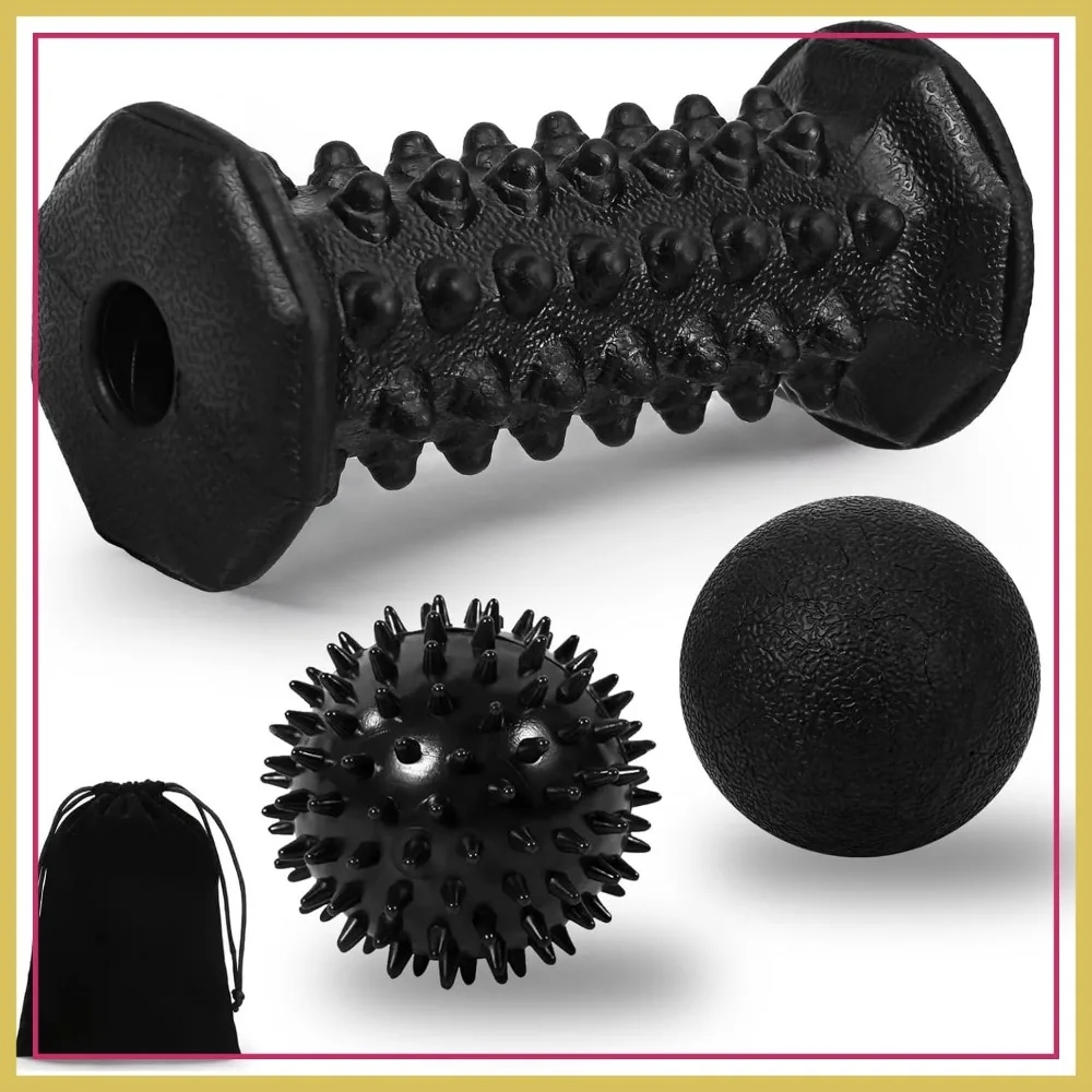 Plantar Fasciitis Relief Set: Foot Roller, Massage Balls for Heel & Arch Pain, Deep Tissue Muscle Massage
Plantar Fasciitis Relief Set: Foot Roller, Massage Balls for Heel & Arch Pain, Deep Tissue Muscle Massage