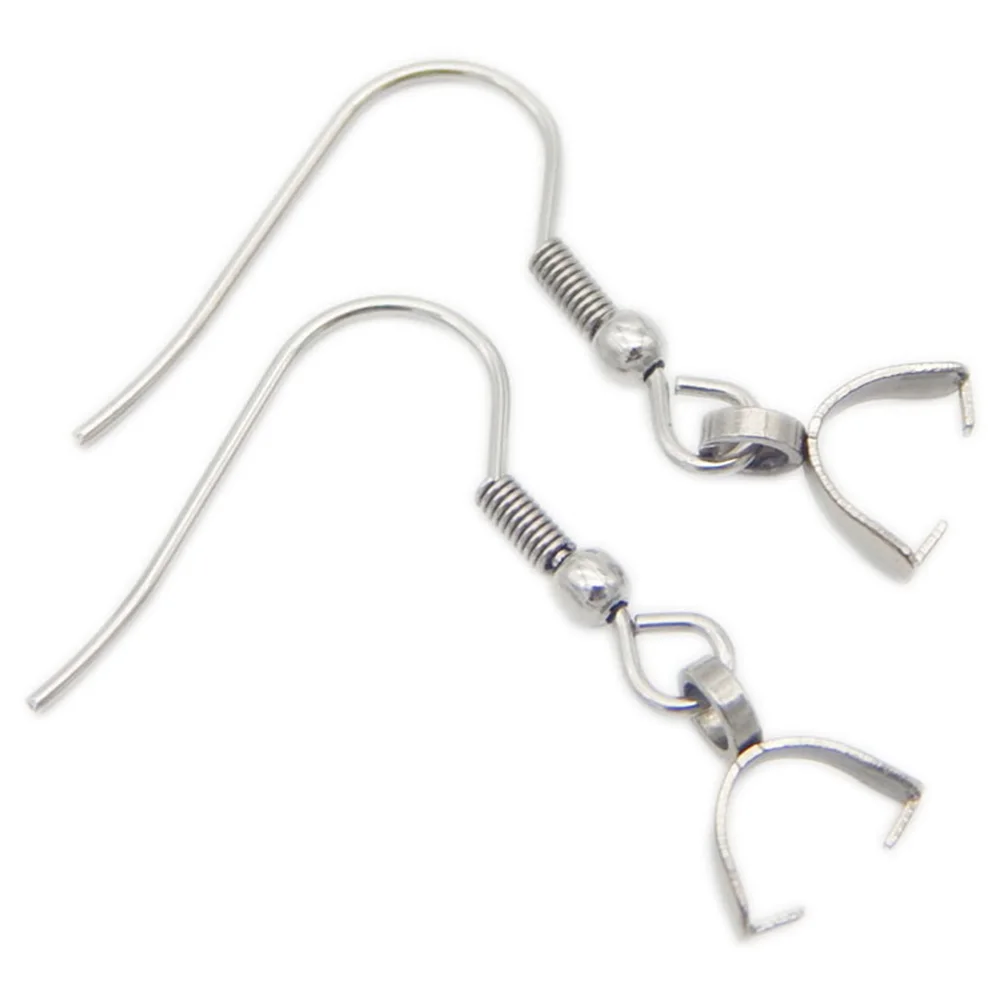 40 Pcs Ear Hook Pendant Silver Earrings Stainless Steel Accessories for Women Chic Miss
40 Pcs Ear Hook Pendant Silver Earrings Stainless Steel Accessories for Women Chic Miss