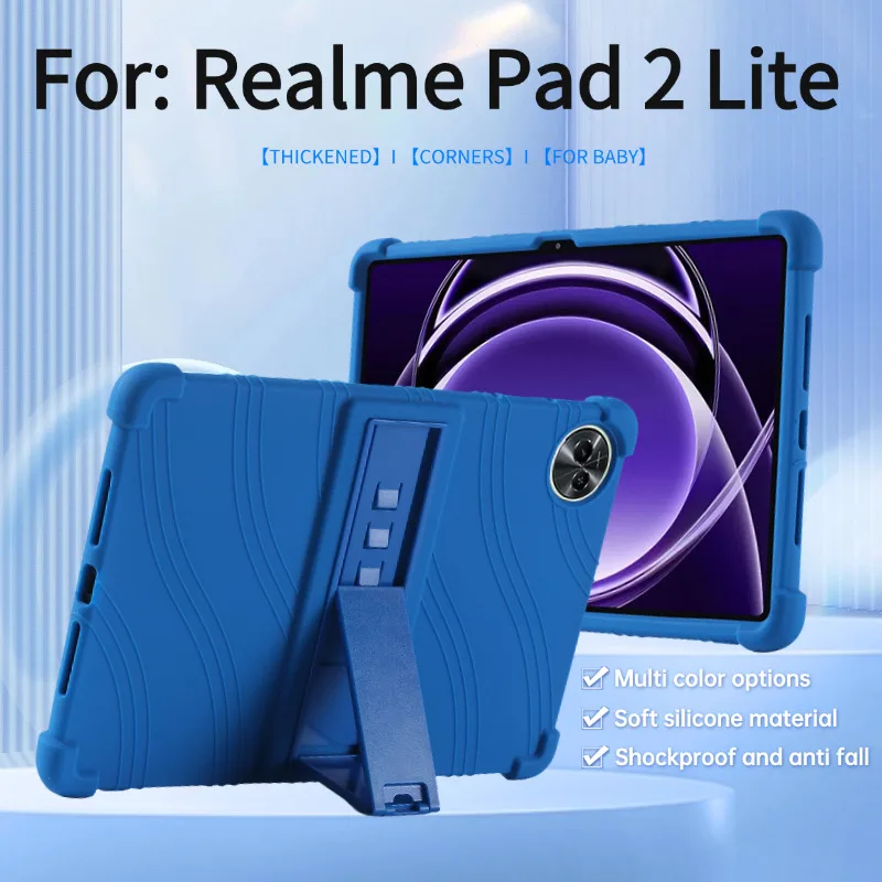 For Realme Pad2 lite 10.95 inch Stand Case Stand Cover Tablet Realme Pad2 lite Soft Silicone Adjustable Stand Shell
For Realme Pad2 lite 10.95 inch Stand Case Stand Cover Tablet Realme Pad2 lite Soft Silicone Adjustable Stand Shell