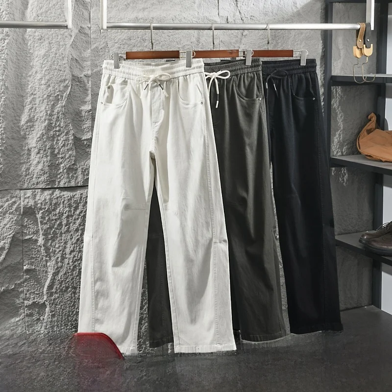 Skin-friendly Straight Leg Men's Casual Pants Spring Pure Color Washed Comfortable Commute Long Trousers Garment Male
Skin-friendly Straight Leg Men's Casual Pants Spring Pure Color Washed Comfortable Commute Long Trousers Garment Male
