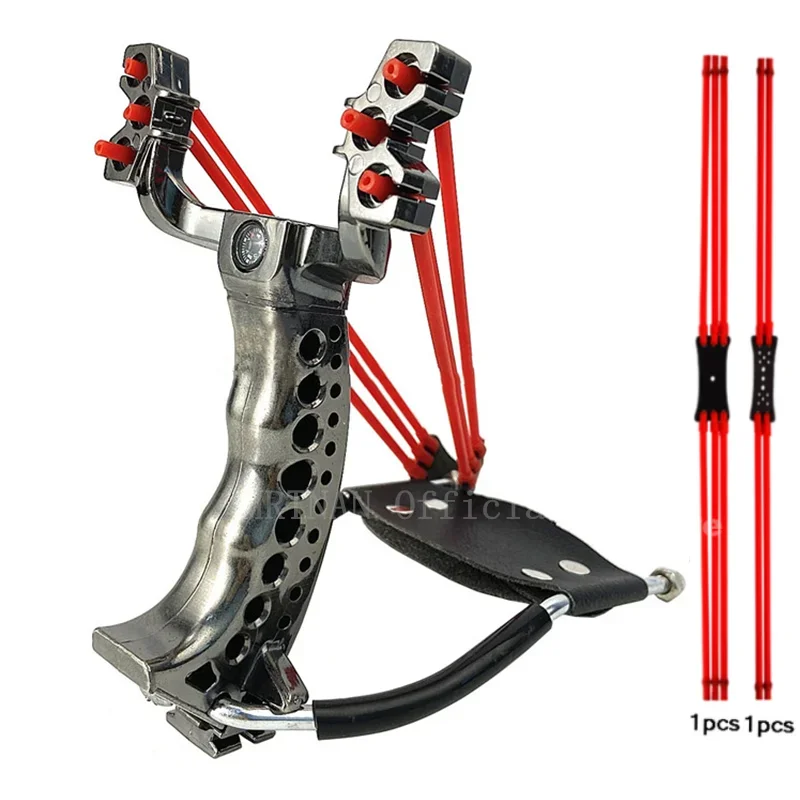 Outdoor Hunting Slingshot Can Shoot Fish with Wrist Support Slingshot with 2 Rubber Bands Outdoor Equipment Catapult
Outdoor Hunting Slingshot Can Shoot Fish with Wrist Support Slingshot with 2 Rubber Bands Outdoor Equipment Catapult