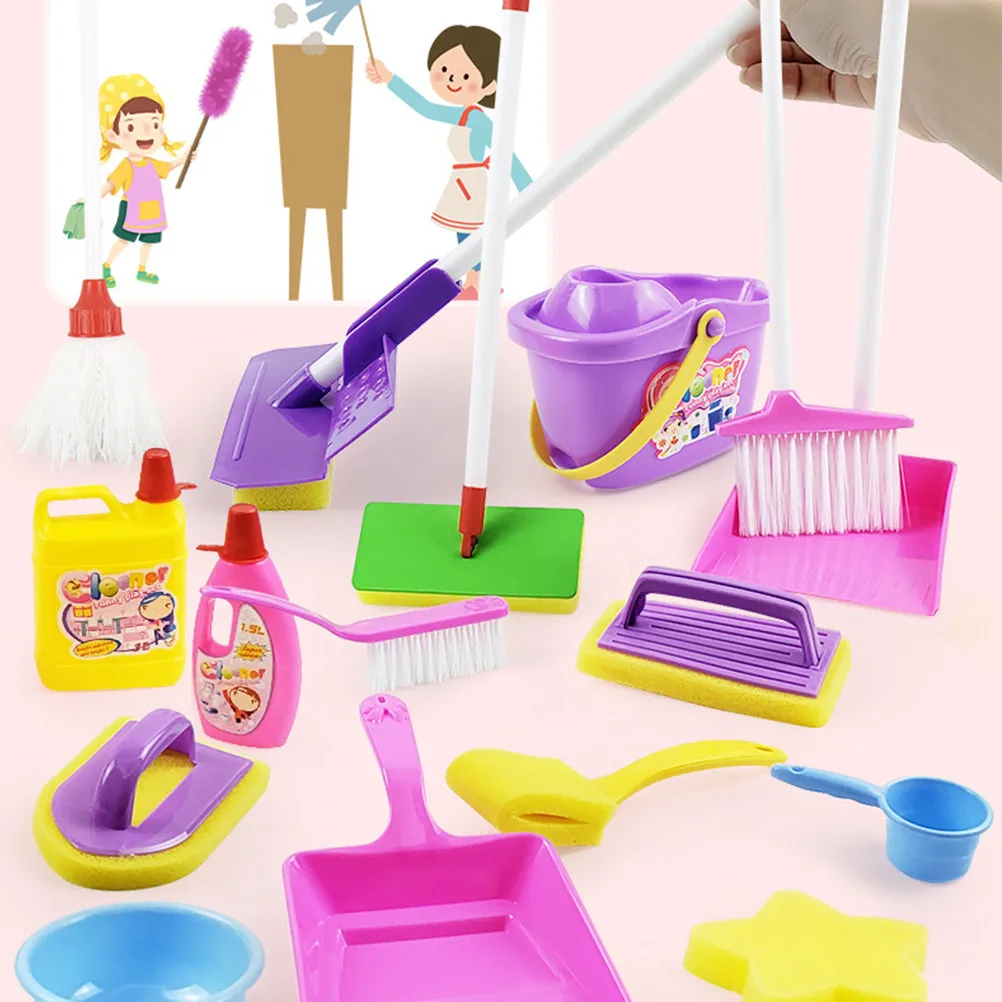 1Set Kids Cleaning Equipment Playthings Set Bright Color Creative House Play Educational Small Lightweight Child Fun Cleaning
1Set Kids Cleaning Equipment Playthings Set Bright Color Creative House Play Educational Small Lightweight Child Fun Cleaning