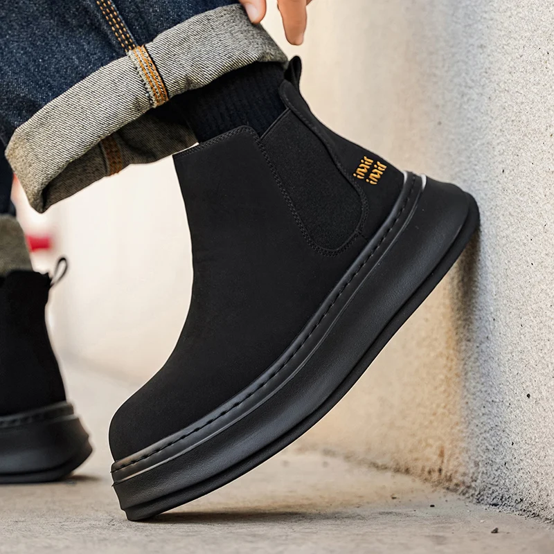 Winter/Autumn Chelsea Boots British Style Women Shoes Genuine Leather Shoes for Women Retro Carved Boots Round Toe Ankle Boots
Winter/Autumn Chelsea Boots British Style Women Shoes Genuine Leather Shoes for Women Retro Carved Boots Round Toe Ankle Boots