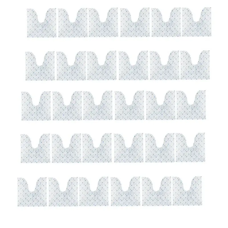 AB41-Disposable Toilet Foot Mats U-Shaped Water-Absorbent, Waterproof And Non-Slip Adhesive 30 Pieces
AB41-Disposable Toilet Foot Mats U-Shaped Water-Absorbent, Waterproof And Non-Slip Adhesive 30 Pieces