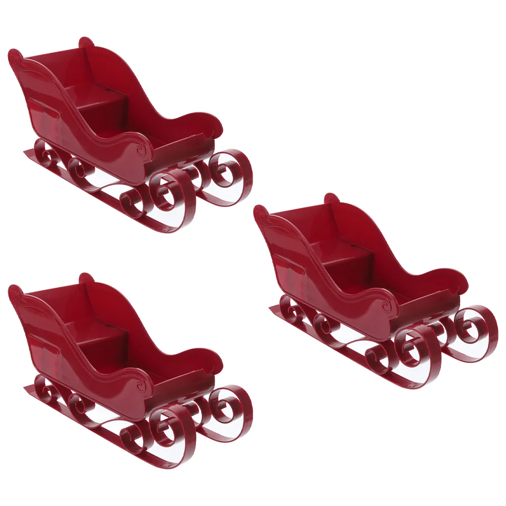 Santa Christmas Decorations Sleigh Snow Globes Adornment Decorate Red Plastic Sled Candy
Santa Christmas Decorations Sleigh Snow Globes Adornment Decorate Red Plastic Sled Candy