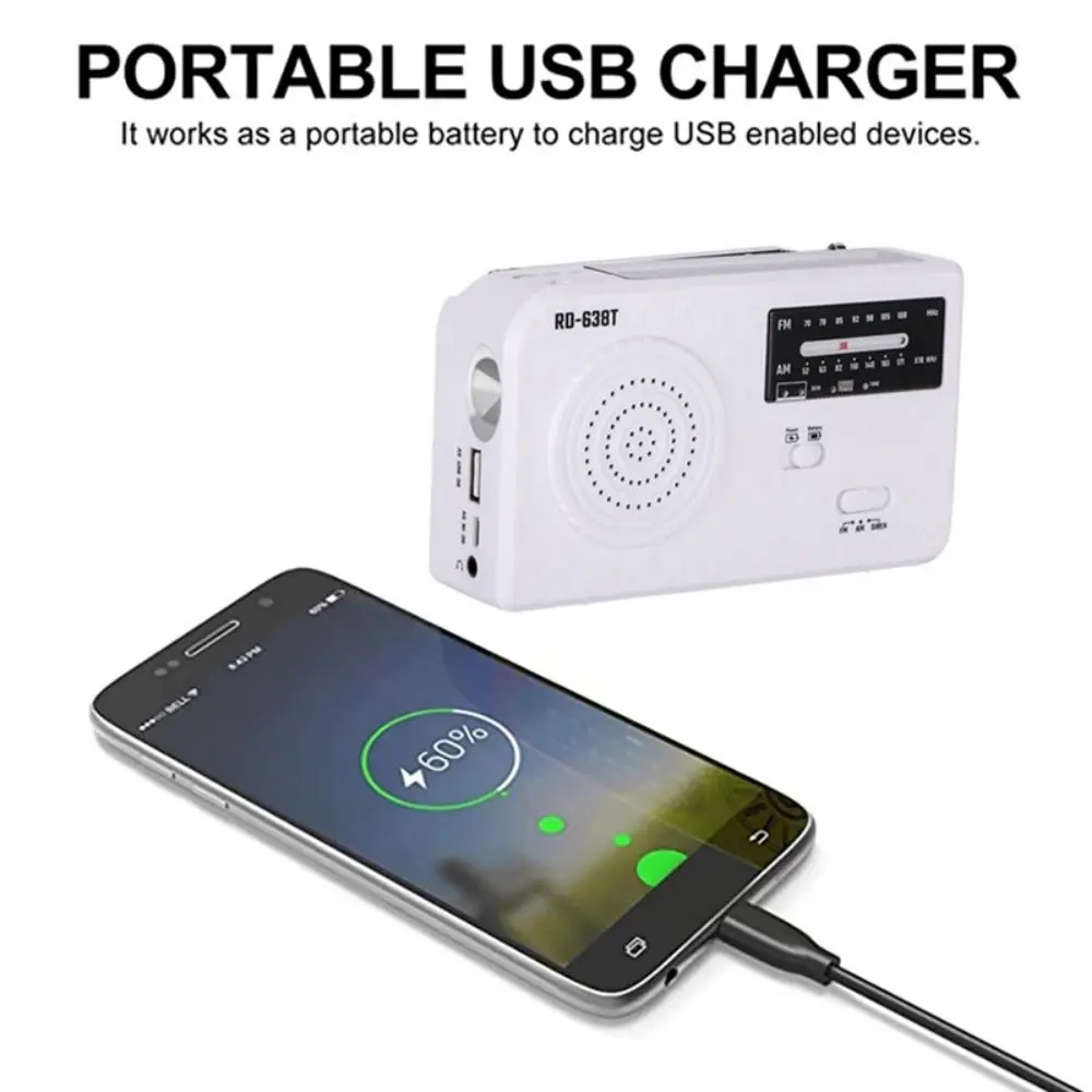 Multifunctional LED Solar Hand Crank Radio Solar Power USB Charger AM FM Radio SOS Alarm 500mAh Emergency Flash Light for Home
Multifunctional LED Solar Hand Crank Radio Solar Power USB Charger AM FM Radio SOS Alarm 500mAh Emergency Flash Light for Home