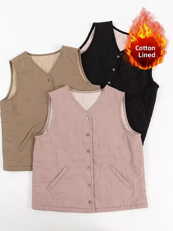 Хлопковый жилет в стиле ретро, большой размер, женская модная осенне-зимняя верхняя одежда, многослойный теплый жилет Trapper Jaet
Хлопковый жилет в стиле ретро, большой размер, женская модная осенне-зимняя верхняя одежда, многослойный теплый жилет Trapper Jaet