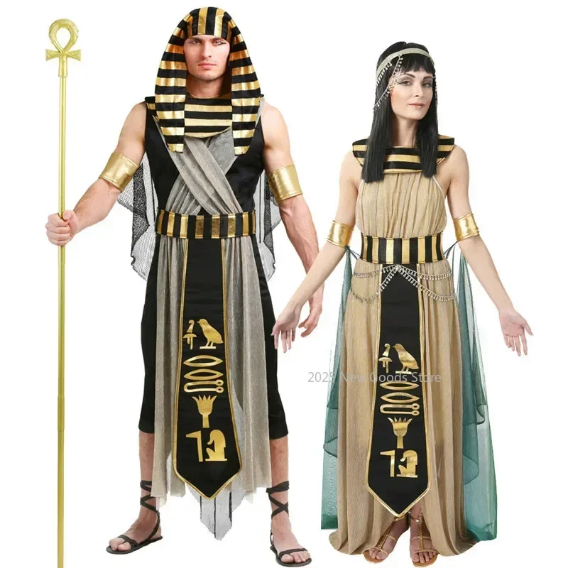 A Halloween Ancient Egypt Egyptian Pharaoh Costume for Men King Cleopatra Queen Cosplay Carnival Party Medieval Couple Party Dre
A Halloween Ancient Egypt Egyptian Pharaoh Costume for Men King Cleopatra Queen Cosplay Carnival Party Medieval Couple Party Dre