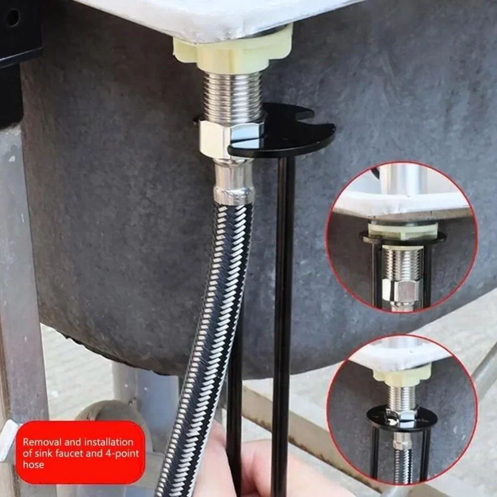 Brand New Sink Wrench Bathroom Multi-purpose Repair And Installation Tools 1 Pcs/2Pcs 7.95*2 Inches/7.99*2.44 Inches
Brand New Sink Wrench Bathroom Multi-purpose Repair And Installation Tools 1 Pcs/2Pcs 7.95*2 Inches/7.99*2.44 Inches