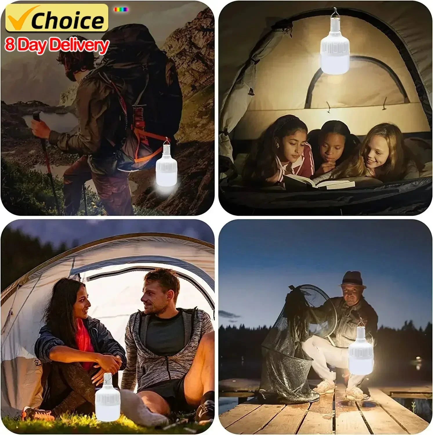 New USB Rechargeable Hanging Waterproof LED Light Multifunctional Energy Saving Emergency Outing Hiking Camping Lights
New USB Rechargeable Hanging Waterproof LED Light Multifunctional Energy Saving Emergency Outing Hiking Camping Lights